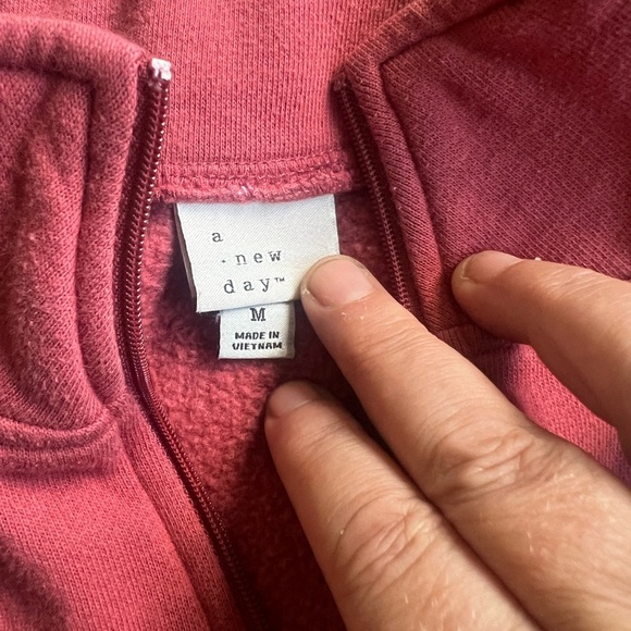 a new day Burgundy Quarter-Zip Pullover - Picture 6 of 6